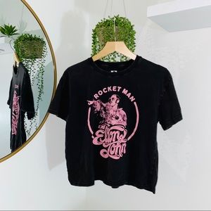 elton john graphic tee